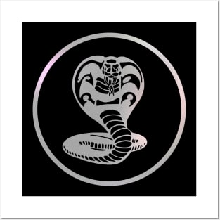 Cobra Logo Silver Posters and Art
